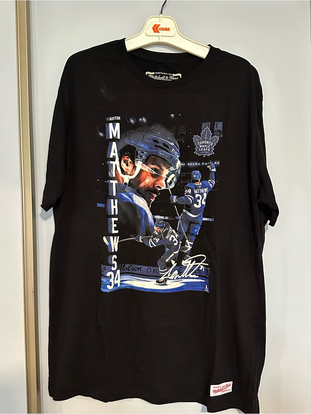 Mitchell & Ness Black Toronto Maple Leafs Auston Matthews Graphic Tee